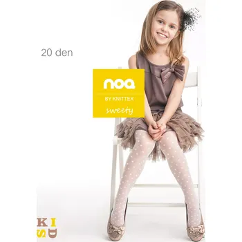 Dámské punčochy Dívčí punčocháče Sweety 20 DEN - 128-134 / bílá