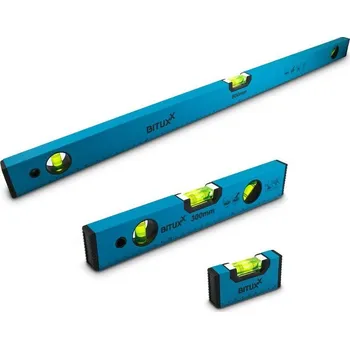 Vodováha Sada vodováh Magnetické vodováhy 10 / 30 / 80cm sada odolné M19473