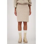 Sukně Monari 9084 béžovo-krémová úpletová s lurexem Velikost: 40