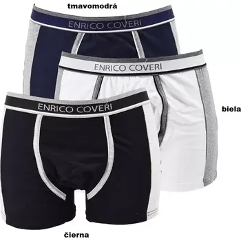 Boxerky Pánské bavlněné boxerky EB 1231 - XL / bílá