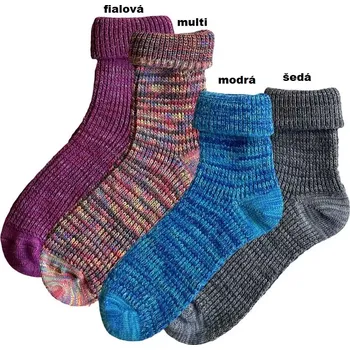 Dámské ponožky Dámské teplé ponožky Alica - 39-42 / šedá