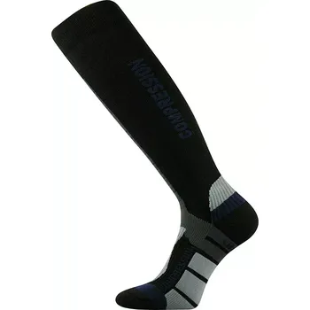 Pánské ponožky Kompresní podkolenky Signál - 48-50 / černá/modrá