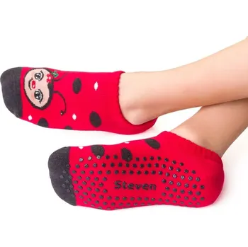 Dámské punčochy Dětské protiskluzové ťapky Beruška II - 29-31 / červená