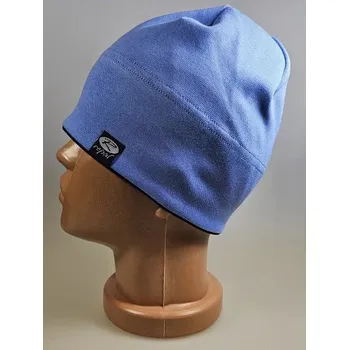 Čepice Jednobarevná čepice krátká - 48-50 / modrá/tmavě modrá