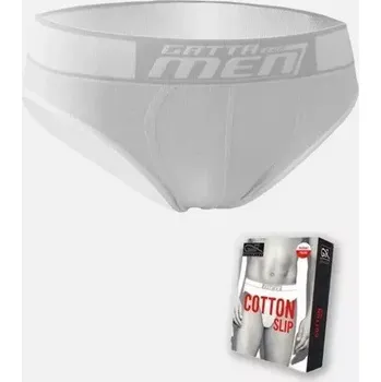 Pánské spodní prádlo Pánské Slipy Cotton - XL / bílá