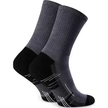 Pánské ponožky Pánské polofroté ponožky Erik - 44-46 / šedá