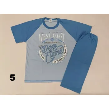 Chlapecké pyžamo Chlapecké pyžamo City krátké - 134 / modrá / 5