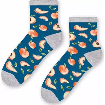 Dámské punčochy Dámské ponožky Broskve - 38-40 / modrá