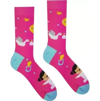 Pánské ponožky Dospělé ponožky Holčička - 43-46 / růžová