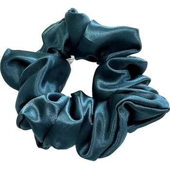 gumička do vlasů scrunchies glossy glam Petrolejová malá - satén