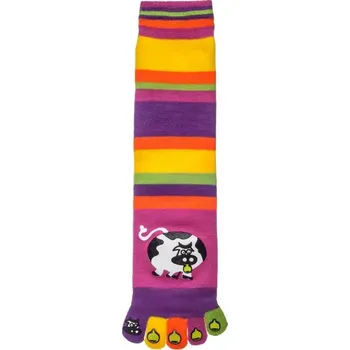 Dámské ponožky Prstové ponožky Kravička - 35-42 / fuchsiová