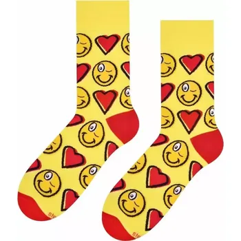 Pánské ponožky Pánské ponožky Smile and Love - 41-43 / žlutá