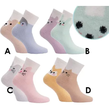 Dámské ponožky Dámské ponožky Animal 37731 - 2 páry - 39-42 / C