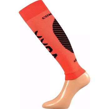 Cyklistické oblečení Kompresní návleky na lýtko Protect - L-XL / oranžová