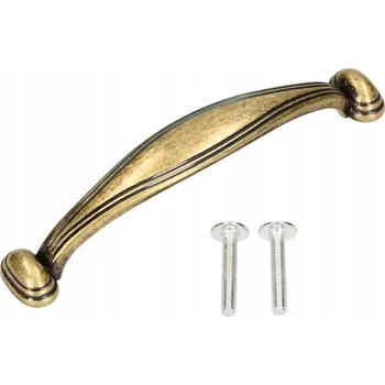 Nábytkové kování Retro patinovaná nábytková úchytka pro zásuvky 96 mm