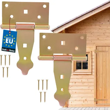 pant Závěs altánku konstrukce žlutý 100 mm sada 2 ks. - zlato \ 100 mm