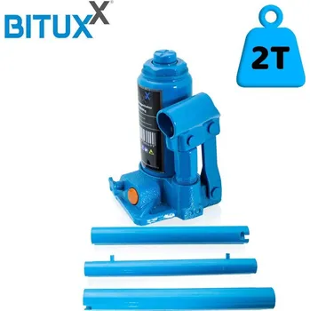 zvedák Hydraulický zvedák Bituxx nosnost 2T sloupkový zvedák M18864