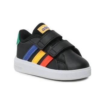 Dámská obuv adidas Sneakersy Grand Court Lifestyle Hook and Loop Shoes HP8918 Černá 23