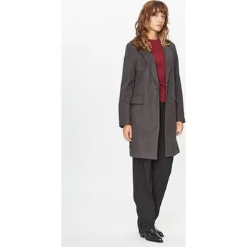 Dámský kabát ONLY Kabát pro přechodné období Nancy 15292832 Šedá Regular Fit XL