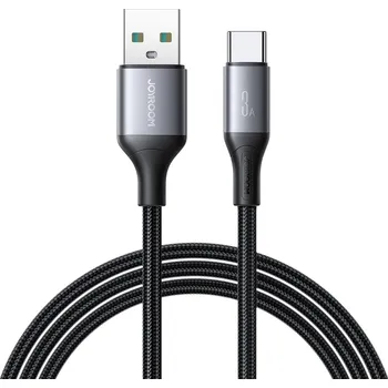 Datový kabel Joyroom S-A28 kabel USB-A - USB-C / 2m / 3A / opletený / černý