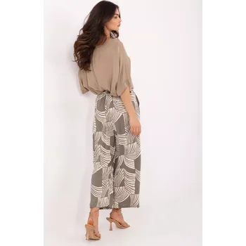 Dámské kalhoty Kalhoty D73771M62237G khaki XL