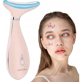 Masážní přístroj LiFECOKO masážní přístroj na obličej a krk, 45 stupňů, pro zpevnění a lifting obličeje