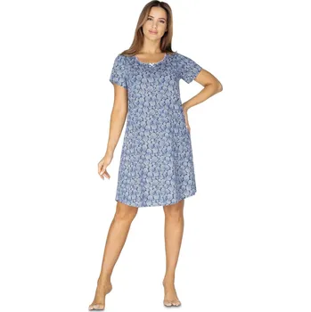 Dámská noční košile 417 kr/r tyrkysová - Regina M