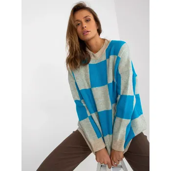 Dámský svetr Jumper EM SW 1054 02.31 modrý jedna velikost