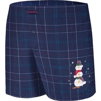 Pánské boxerky 015/16 Snowman 5 - Cornette tmavě modrá M