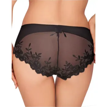 Kalhotky Dámské kalhotky 096 black - EWANA černá M