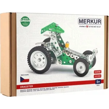 Stavebnice Stavebnice MERKUR 052 Dragster 137ks v krabici 26x18x5,5cm