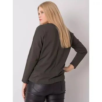 Dámská halenka Halenka RV BZ 7141.22 tmavá khaki jedna velikost