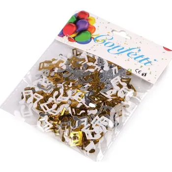 Konfety noty - 1 stříbrná zlatá