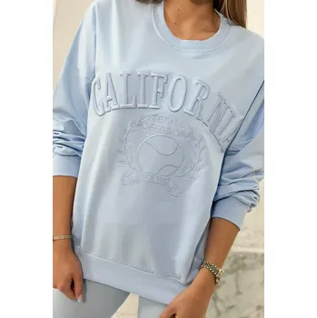 Kalifornská bavlněná souprava modrá UNI