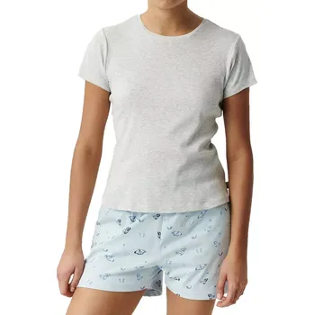 Dámské pyžamo Dámské pyžamo 490/02 grey - Atlantic šedá XL
