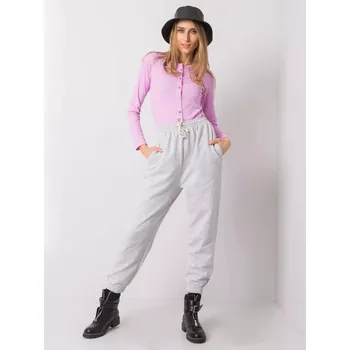 Dámské kalhoty Tepláky TW DR G 080.17 světle šedá L