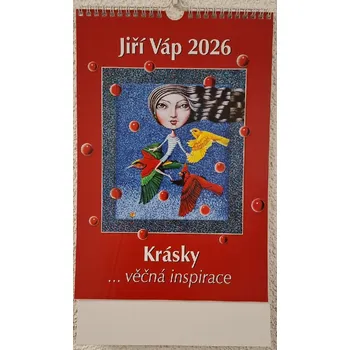 Kalendář Kalendář nástěnný 2026 Jiří Váp - Krásky ...věčná inspirace - Jiří Váp