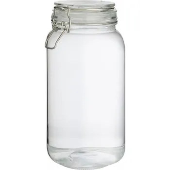 Zavařovací pomůcka dóza 1500ml AXENTIA sklo,patent 11x11x20