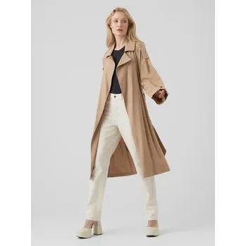 Dámský kabát Vero Moda Trenčkot Bella 10252979 Béžová Relaxed Fit XL