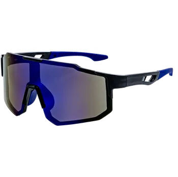 Sluneční brýle G466 černé s modrými skly Obyčejné čočky