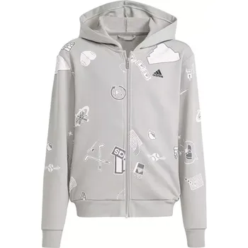 Chlapecké oblečení Adidas Biuv Zip Hoodie Jr IS3755 Mikina s kapucí 176 cm