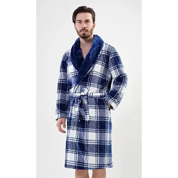 Pánský župan Pánský župan se šálovým límcem Filip tmavě modrá M