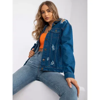 Dámský kabát Dámská bunda RO KR CKT 4006 16x modrá S