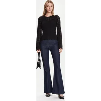 Dámská halenka Guess Halenka W5BP13 K1180 Černá Slim Fit M