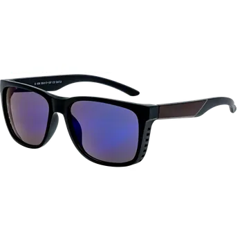 Sluneční brýle G459 černé s modrými skly Polarizační čočky
