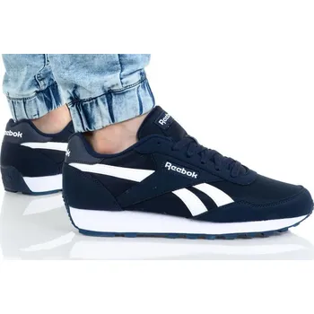 Pánská treková obuv Pánská sportovní obuv Rewind Run M FZ0663 Tmavě modrá s bílou - Reebok tmavě modrá s bílou 44,5