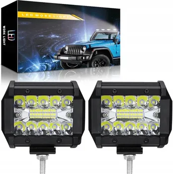 Přídavný světlomet 2 x PRACOVNÍ SVĚTLO 20 LED 12V LED 480W VÝKONNÉ