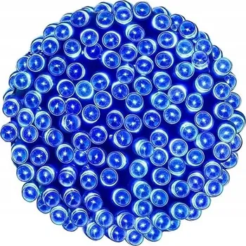 Vánoce Vánoční osvětlení na stromeček LED 30m 500 diod modré + bílý FLASH, zelený kabel