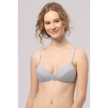 Dámské spodní prádlo PODPRSENKA PRO TEENAGERY TBC 024 ŠEDÁ šedá 65BB