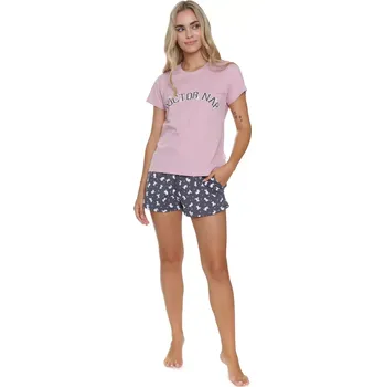 Dámské noční prádlo Dámské pyžamo 5347 - Doctornap světle fialová S